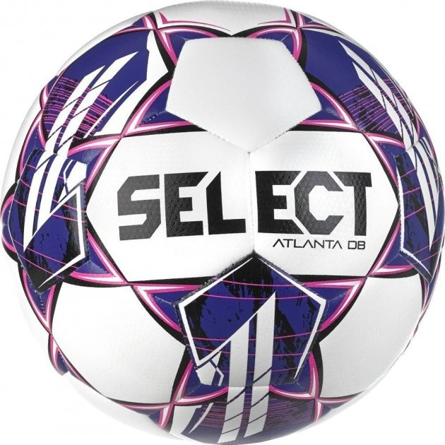 М'яч футбольний Select ATLANTA DB v23 біло-фіолетовий Уні 5 057496-073