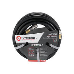 Шланг гумовий повітряний армований 20атм 8*15мм 15м INTERTOOL PT-1738