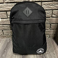 Рюкзак городской спортивный черный Converse с пришивным логотипом