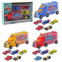 Автовоз ToyCloud с набором 5 машинок 15-126