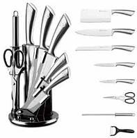 Набор кухонных ножей с акриловой подставкой Benson BN-415 9 предметов