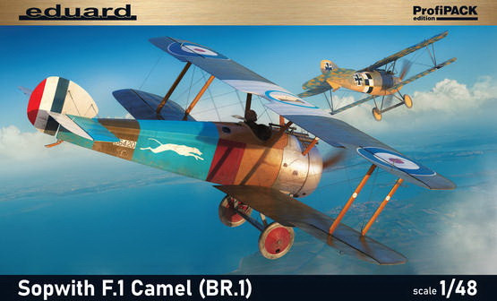 Пластикова модель 1/48 Eduard 82171 британський винищувач Sopwith F.1 Camel (BR.1)
