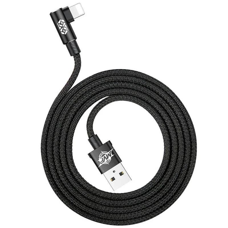 Дата кабель Baseus MVP Elbow L-образное подключение USB to Lightning 1.5A (2m) (CALMVP-A) - фото 3 - id-p1821254543
