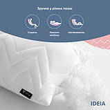 Подушка для відпочинку та сну 40х140 з чохлом на блискавці ТМ IDEIA NORDIC COMFORT+, фото 5