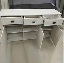 Комод Селена KOM3D3S 850х1550х420мм ясень снежный Гербор, фото 6