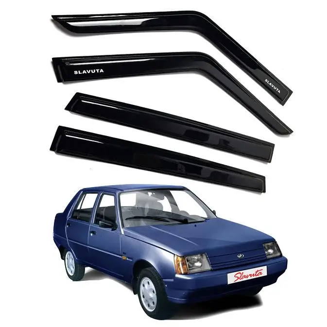 Дефлектори вікон вітровики для ЗАЗ Словута 3М скотч AV-Tuning, фото 1