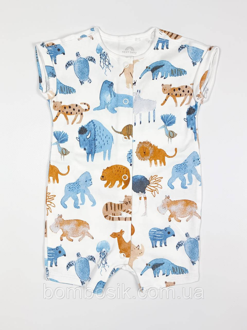Ромпер пісочник для хлопчика Next, 6-9м (68-74см), фото 1