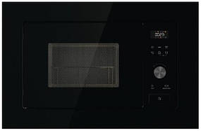 Мікрохвильова піч Gorenje BM201AG1BG вбудовувана, 20л, електр. управл., 800Вт, гриль, дисплей, чорний