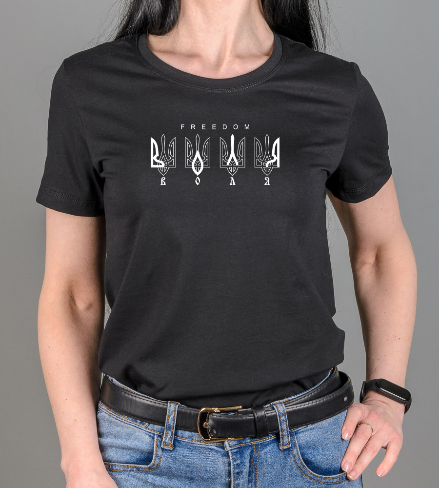 Футболка жіноча Воля 2307ж (Уп.4шт M-XXL), Чорний