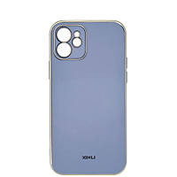 Чехол 6D Plating для Apple iPhone 12 Celestial Blue