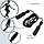 Скакалка з підшипниками та неопреновими ручками Tapout, скакалка для боксу, колір чорний, фото 2