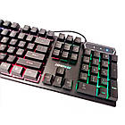Дротова клавіатура з підсвічуванням RGB, ZORNWEE ZE-510 / Ігрова механічна клавіатура c USB, фото 5