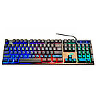 Дротова клавіатура з підсвічуванням RGB, ZORNWEE ZE-510 / Ігрова механічна клавіатура c USB, фото 6