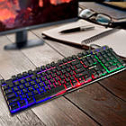 Дротова клавіатура з підсвічуванням RGB, ZORNWEE ZE-510 / Ігрова механічна клавіатура c USB, фото 8
