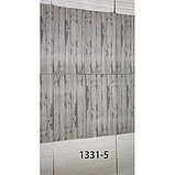 Настінна самоклеюча 3D панель дерево Сірий дуб 700x700x5 мм, фото 3
