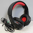 Ігрові навушники GH-253, з мікрофоном / Геймерські навушники з LED-підсвічуванням та регулятором гучності, фото 5