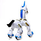 Інтерактивна іграшка Єдиноріг, EL-2164, від акумулятора, Синя / Іграшка робот з пультом для дітей, фото 5