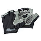 Спортивні рукавички без пальців із сіткою (М-XL) / Рукавички велосипедні / Велоперчатки з короткими пальцями, M, фото 4