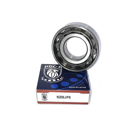 Підшипник N 206 J /P6 (6-2206) BBC-R розміри 30*62*16, фото 1