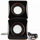 Колонки для комп'ютера та ноутбука CK4/G10, живлення від USB / Колонка для ПК / Комп'ютерні колонки, фото 5