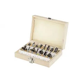 Набір фрез Euro Craft, 15 шт., затискний діаметр 8 мм