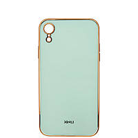 Чехол 6D Plating для Apple iPhone XR Mint Green