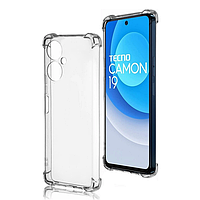 Чохол Fiji Proof для Tecno Camon 19 (CI6n) / Camon 19 Pro (CI8n) бампер з посиленими бортамиTransparent