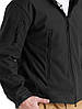 Тактична куртка Eagle Soft Shell JA-01 з флісом Black L, фото 10