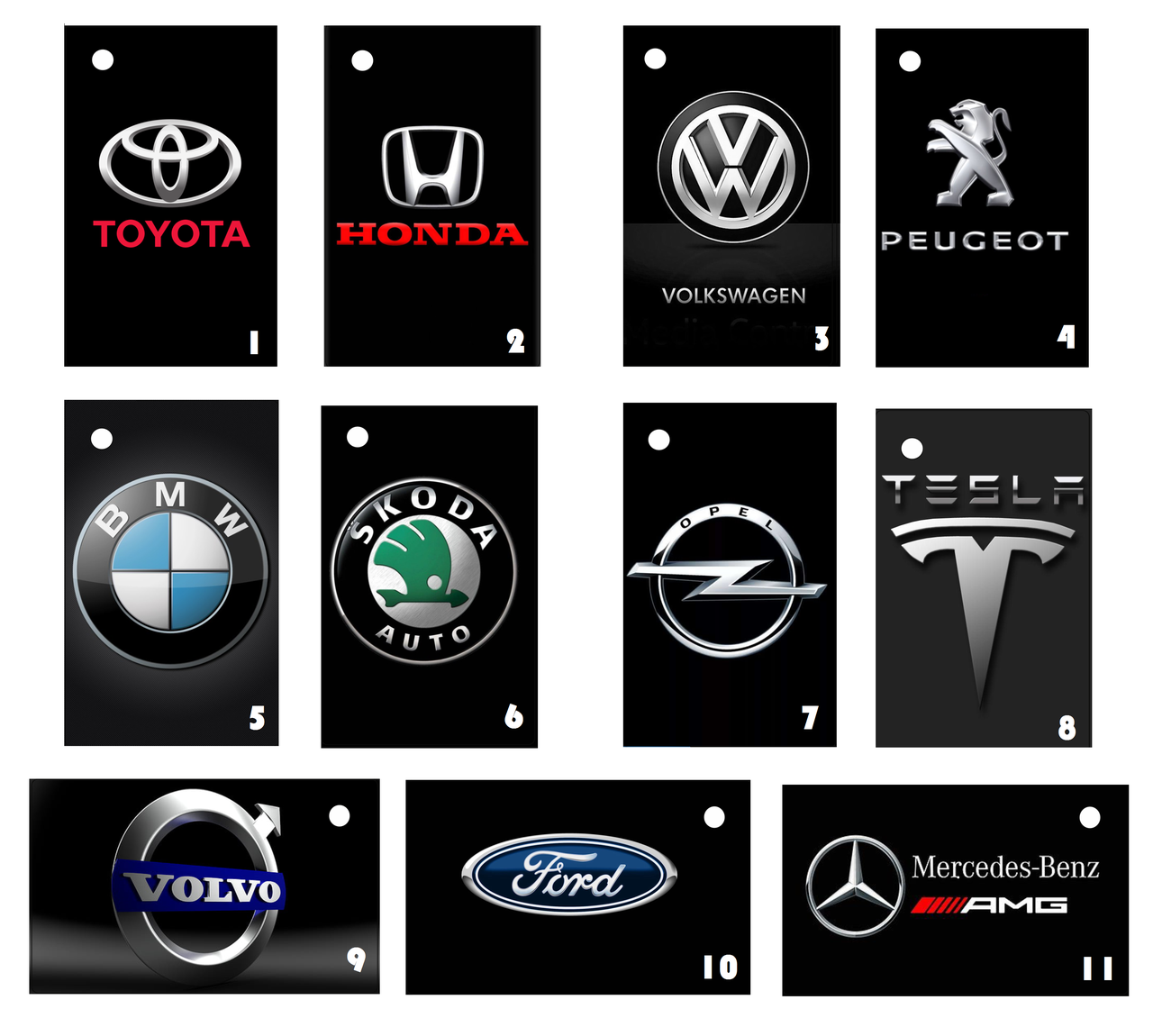 Epoxy-заготовка Т5577 Auto-logo, фото 1