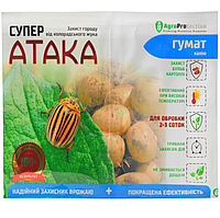 Инсектицид Супер Атака 4 мл + гумат калия 10 мл AgroProtection