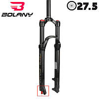 Повітряна вилка Bolany Solo Air 27.5" 32 FKA-004 хід 120mm Lock-out, Rebound Чорна