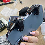 Тригери курки для гри в 6 пальців подвійні JS-61 для телефона + напальчники pubg mobile пабг пубг мобайл cod, фото 3