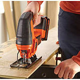 Пила лобзикова акумуляторна BLACK+DECKER BDCJS18N, фото 3