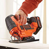 Пила лобзикова акумуляторна BLACK+DECKER BDCJS18N, фото 4