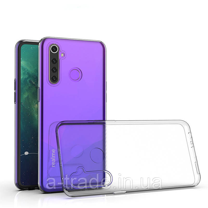 Накладка TPU Transparent REALME 5 Pro (Прозорий)