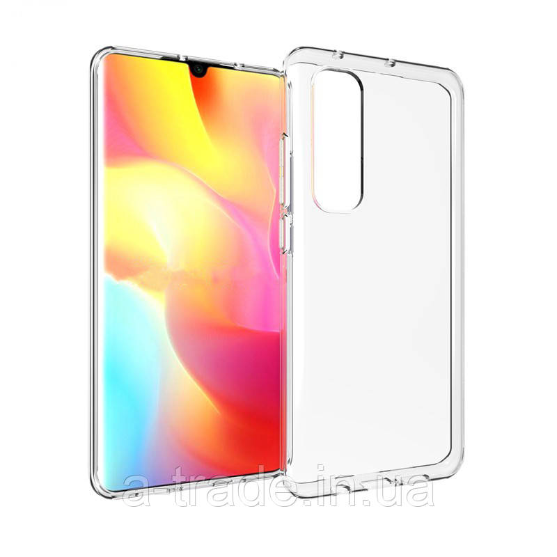 Накладка TPU Transparent Xiaomi Mi Note 10 Lite (Прозорий)