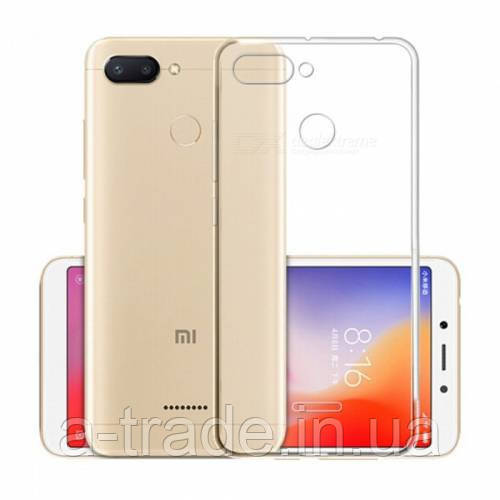 Накладка TPU Transparent Xiaomi Redmi 6 стулок