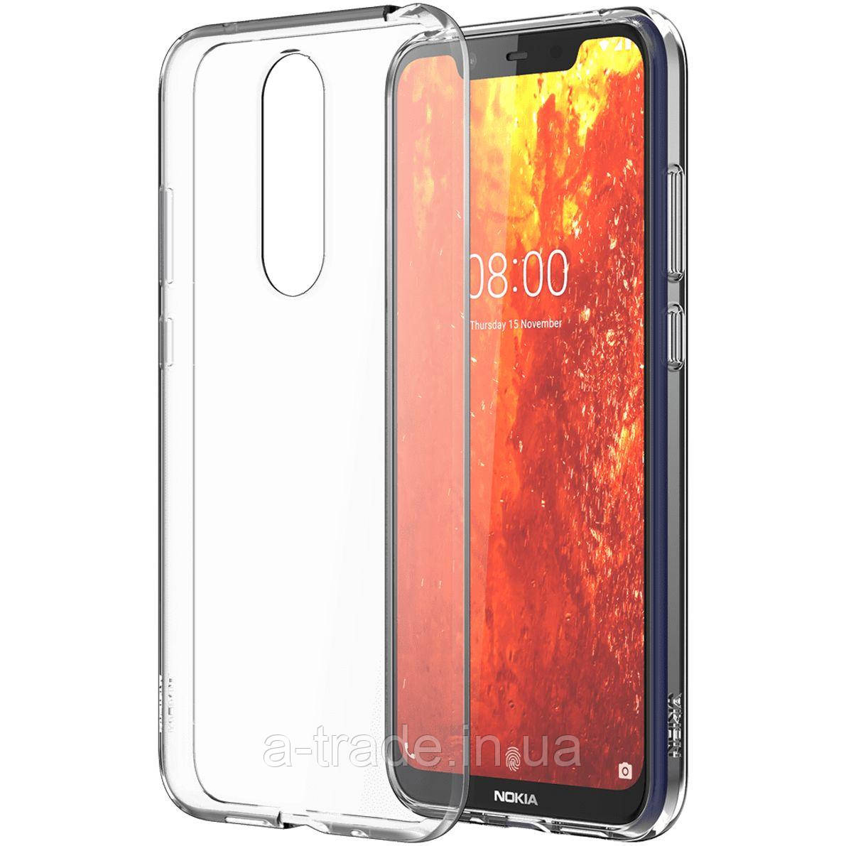 Накладка TPU Transparent Nokia 3.1 Plus Apple