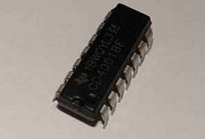 CD4001BE мікросхема логіки DIP14