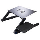 Столик для ноутбука T8 / Портативний столик трансформер / Переносний стіл для ноутбука, фото 3