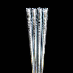 Шпилька різьбова М-5 оцинкована 1 метр метрична Міцність 4.8 DIN 975 Стрижень різьбовий м-8