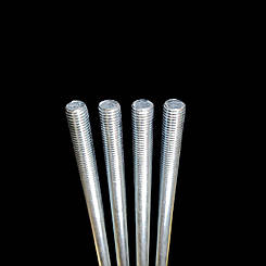 Шпилька різьбова М10 оцинкована 1 метр метрична Міцність 4.8 DIN 975 Стрижень різьбовий м-10