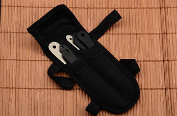 Набір метальних ножів 6 штук + чохол, фото 3