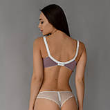 Якісний бюстгальтер - топ для годуючих мам та вагітних Amethyst 85H Мамин Дім Фіолетовий, фото 10