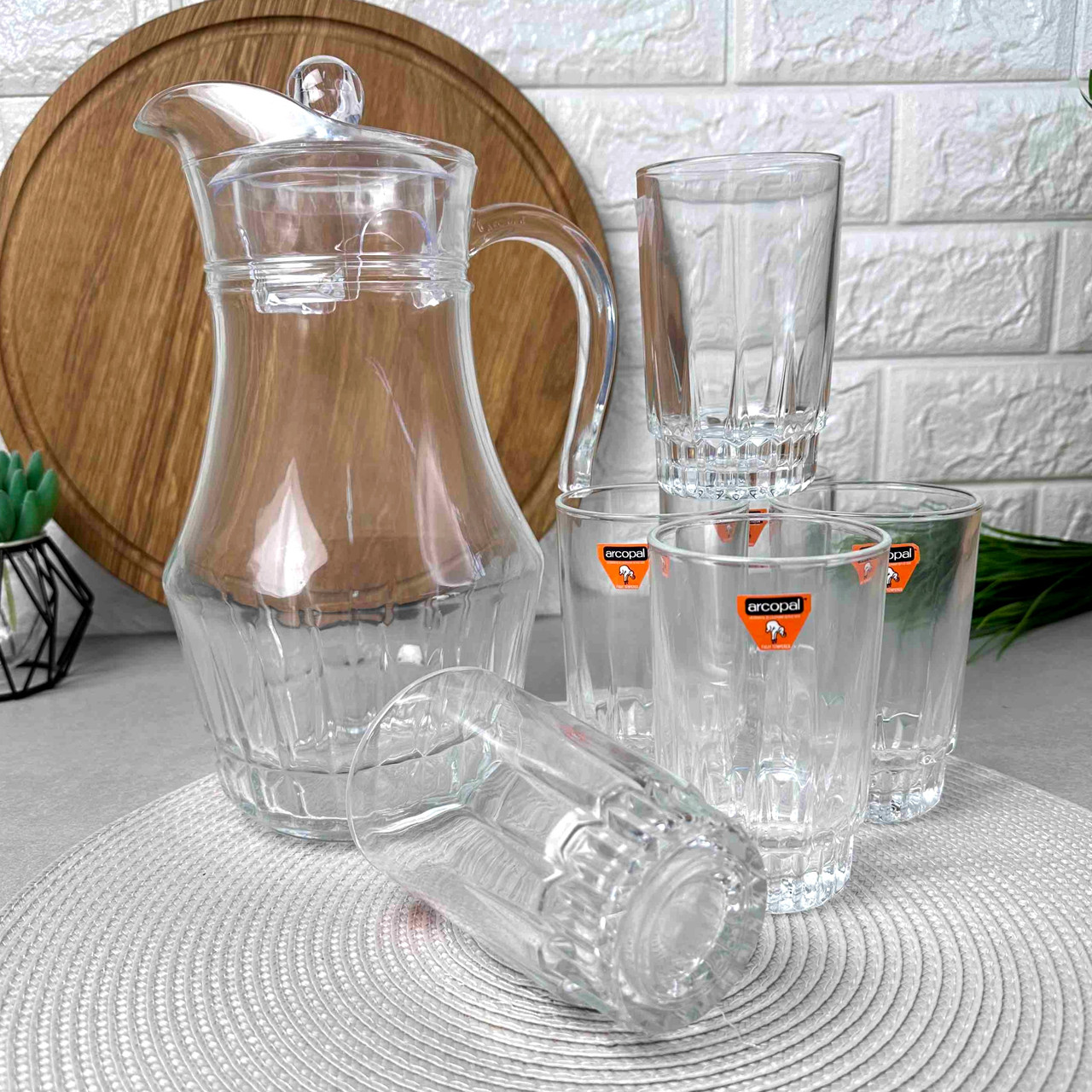 Набір для напоїв Arcopal "Lancier" з 7 предметів 1,8 л (L4985)