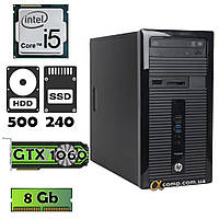 HP 490 G1 (i5 4430 • GTX1060 3Gb • 8Gb • 500Gb • ssd 120Gb) MT
