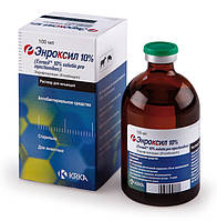 Энроксил - 10%, 100 мл KRKA (Энрофлоксацин 10%) MV
