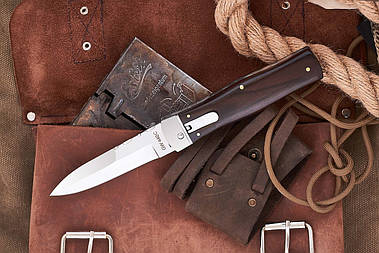 Нож из кинофильма Джеймс Бонд (Mikov), рукоять из дерева палисандр