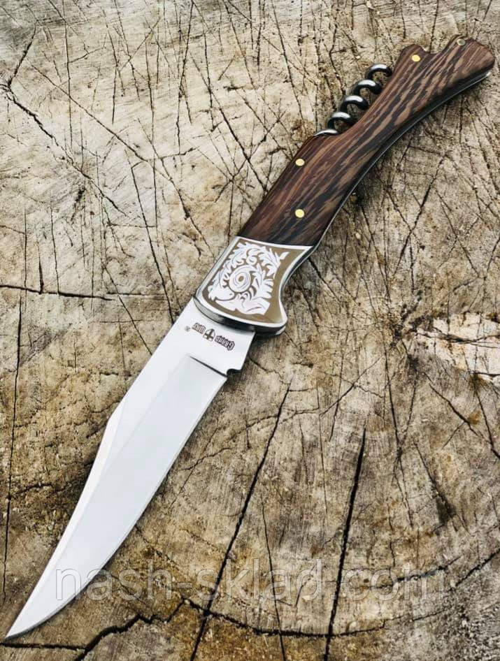 Ніж складаний Все під рукою, штопор і відкривачка