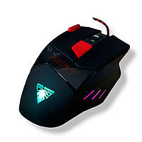 Мышь игровая компьютерная Jedel GM625 Black с RGB подсветкой